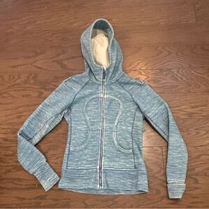 Lululemon Hoodie Wee Are From Space Printed Polar Cream Clarity Yellow Size 2